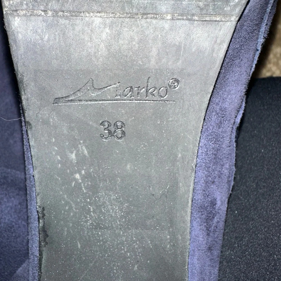 Marko suede blue high boots 7.5 beautiful condition - Picture 5 of 11